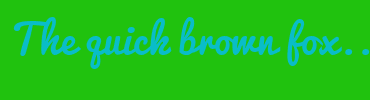 Image with Font Color 09BDC8 and Background Color 20C20E